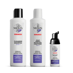 NIOXIN - SISTEMA TRIFASICO ASSOTTIGLIAMENTO AVANZATO CAPELLI TRATTATI Nioxin Sistema 6 kit 150ml